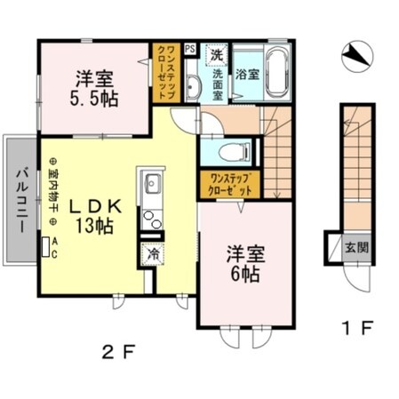 Printemps(プランタン) IIの物件間取画像